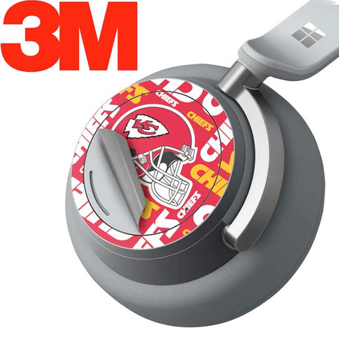 NFL Kansas City Chiefs Red Blast Surface Headphones Skin